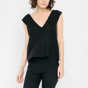 Elizabeth Suzann Marlena Tank Raw Silk Broadcloth